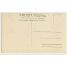 Tetuan / Morocco: Barrio Moro - Street Scene - Burqa (Vintage RPPC ~1930s)