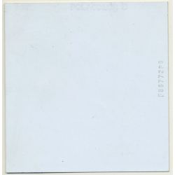 Semi Nude Woman On White Box / Wolfgang Klein (Vintage Polaroid Viva 1980s)