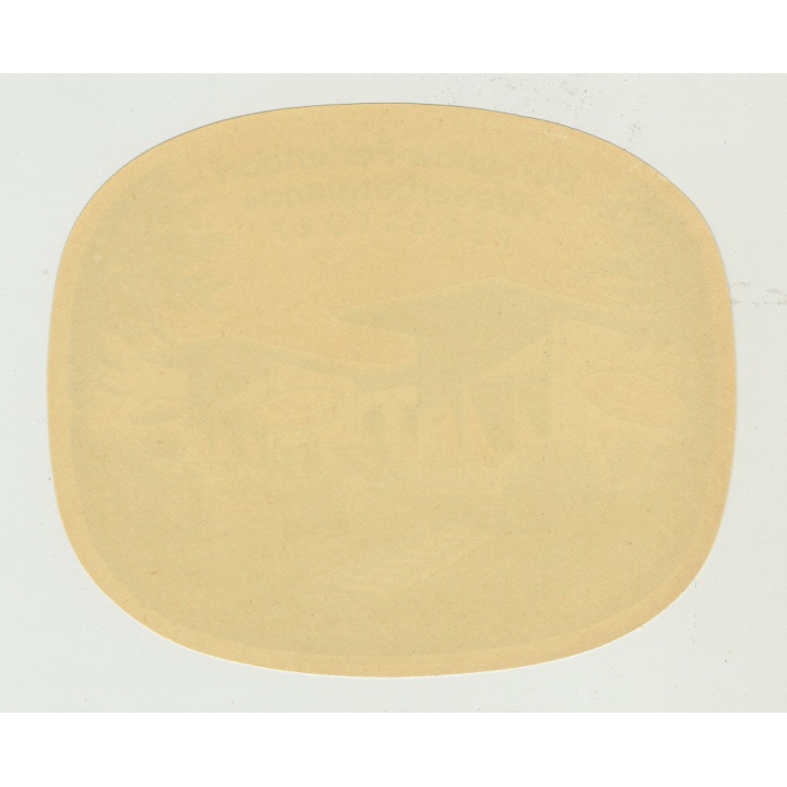 Bungalow-Feriendorf Wesergergland - Bodenwerder / Germany (Vintage Luggage Label)