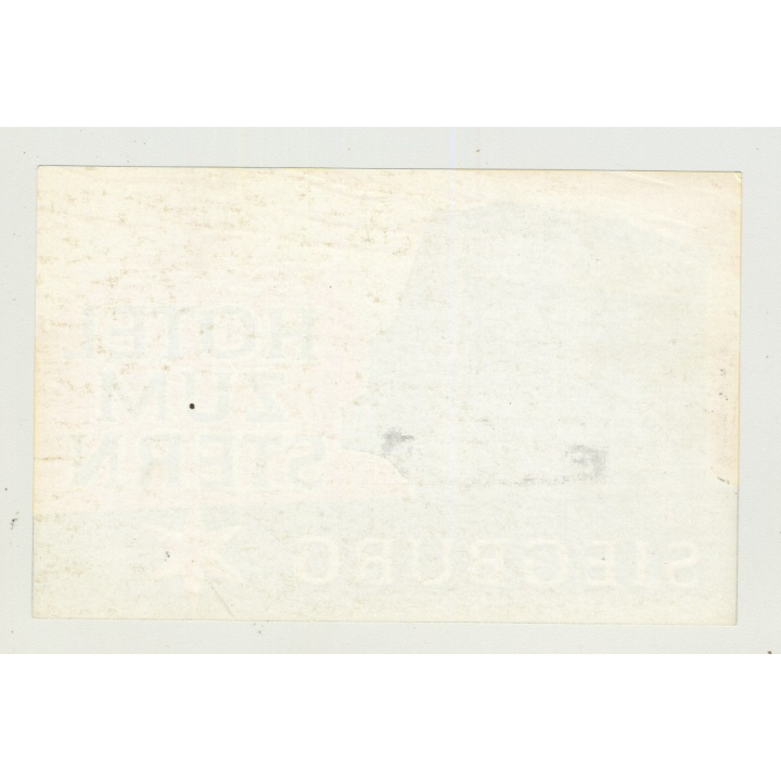 Hotel Zum Stern - Siegburg / Germany (Vintage Luggage Label)