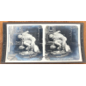 Paris: Le Baiser Luxembourg / Rodin Museum (Vintage Stereo Photo ~ 1900-1920)