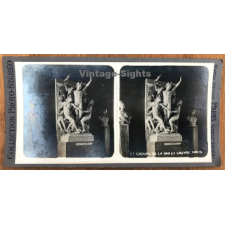 Paris / Louvre: 27 Groupe De La Danse (Vintage Stereo ~1900/1920)
