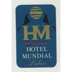 Hotel Mundial Lisboa / Portugal (Vintage Luggage Label)