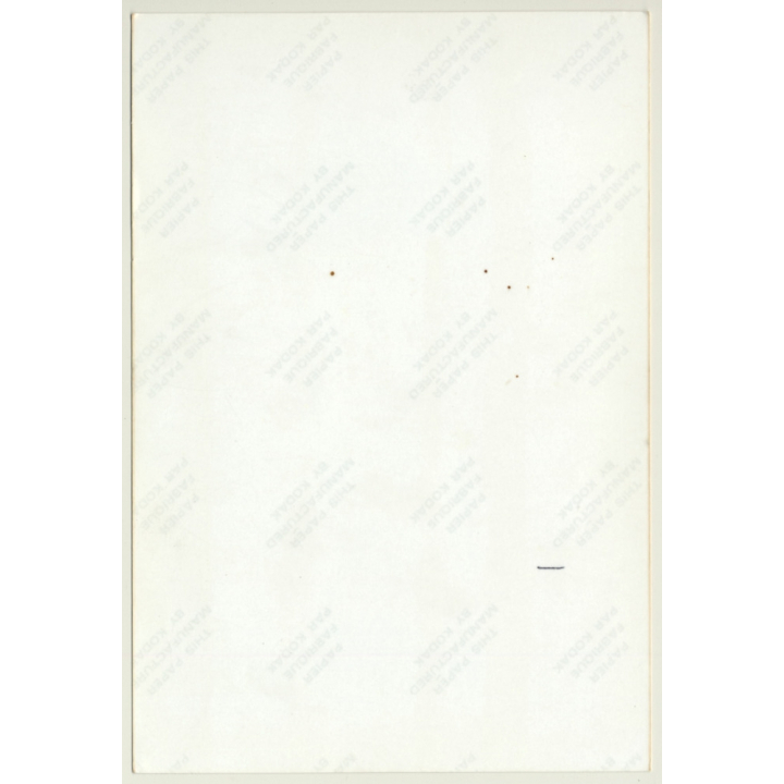 Rear View: Woman In Lingerie Leans Against Wall / High Boots (Vintage Photo GDR 1980s)