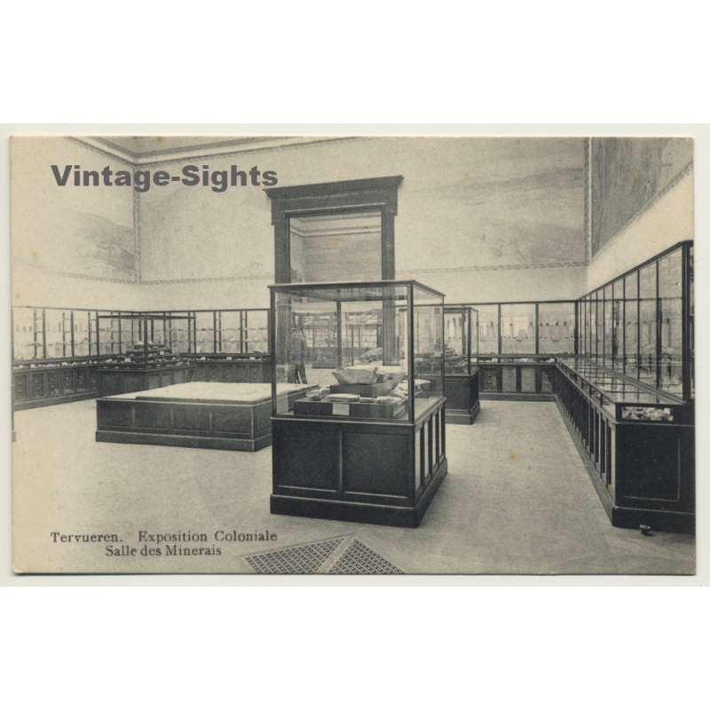 Musée Du Congo / Tervueren: Exposition Coloniale - Salle De Minerais (Vintage PC ~1910s)