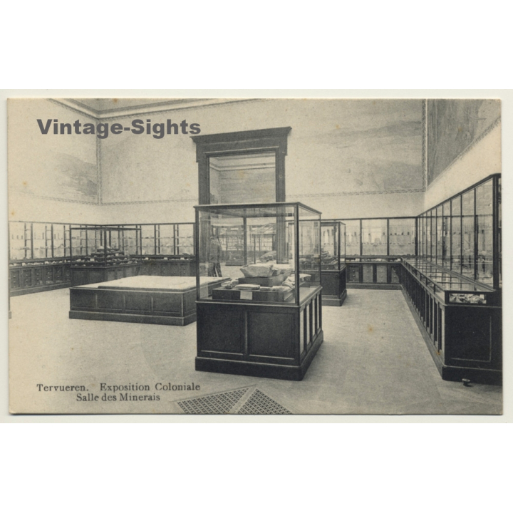 Musée Du Congo / Tervueren: Exposition Coloniale - Salle De Minerais (Vintage PC ~1910s)