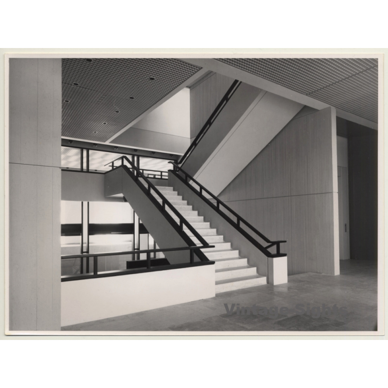 Bruxelles: Musées Royaux Des Beaux Arts De Belgique *8 / Niveau 0.5 Architecture (Vintage Press Photo 1984)