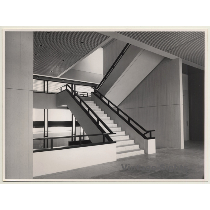 Bruxelles: Musées Royaux Des Beaux Arts De Belgique *8 / Niveau 0.5 Architecture (Vintage Press Photo 1984)