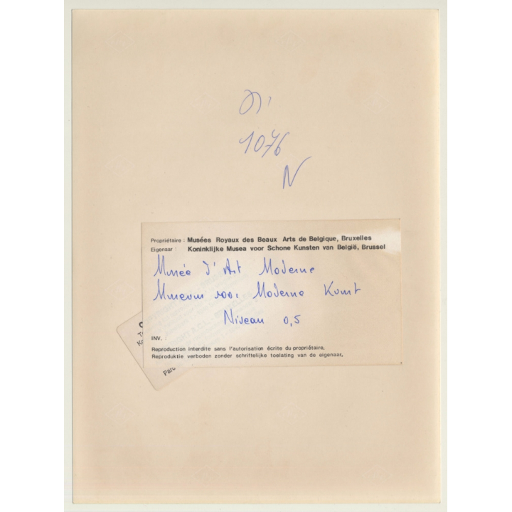 Bruxelles: Musées Royaux Des Beaux Arts De Belgique *8 / Niveau 0.5 Architecture (Vintage Press Photo 1984)