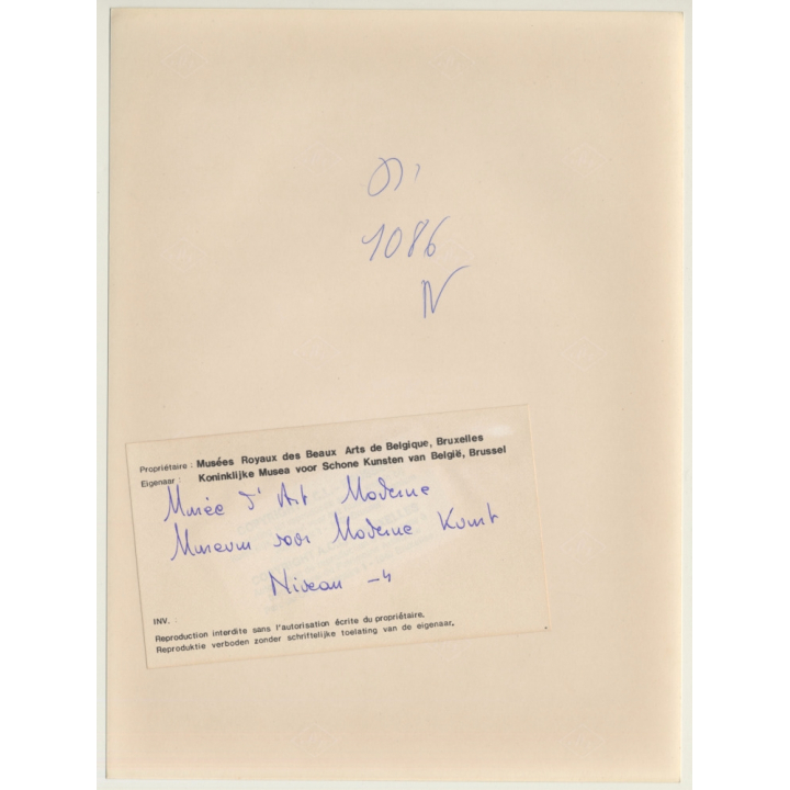 Bruxelles: Musées Royaux Des Beaux Arts De Belgique *9 / Niveau -4 Architecture (Vintage Press Photo 1984)