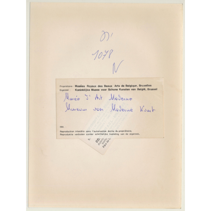 Bruxelles: Musées Royaux Des Beaux Arts De Belgique *14 / Staircase - Architecture (Vintage Press Photo 1984)