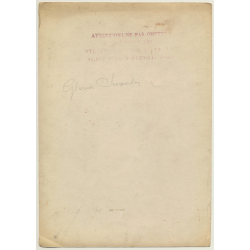 US Actress Gloria Swanson / Fashion - Hat (Vintage Press Photo ~1920s/1930s)
