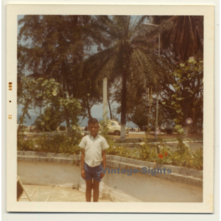 Congo: Native Boy / Visit King Baudouin & Queen Fabiola (Vintage Photo 1970)
