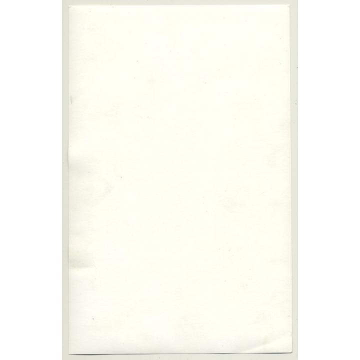 Natural Pretty Brunette Nude In Wicker Chair *1 / Smile (Vintage Photo Germany ~ 1960s)