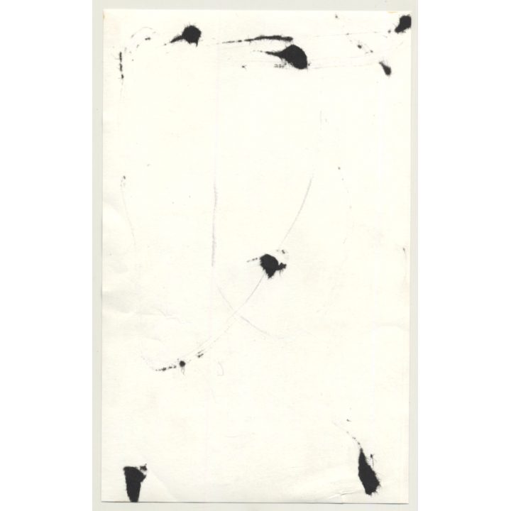 Natural Pretty Brunette Nude In Wicker Chair *8 / Butt (Vintage Photo Germany ~ 1960s)