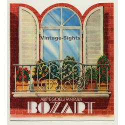 Bozart - Abiti E Gioielli Fantasia / Italian Fashion Label (Vintage Sticker 1970s/1980s)