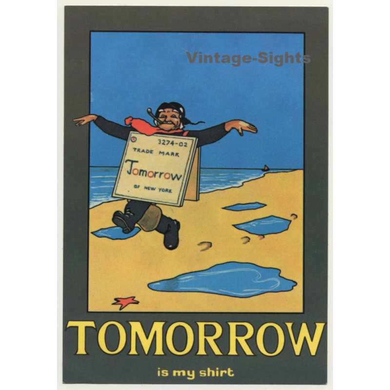Tomorrow Is My Shirt / Trade Mark New York (Vintage Sticker 1980s)