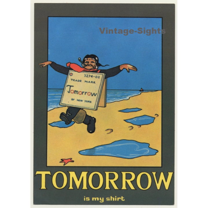 Tomorrow Is My Shirt / Trade Mark New York (Vintage Sticker 1980s)