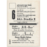 Nude Showgirl Baby / Pin-Up Akt-Studio X (Vintage PC Berlin 1960s)