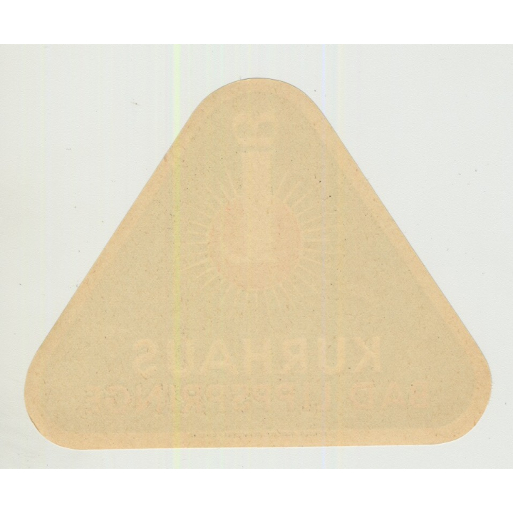 Kurhaus - Bad Lippspringe / Germany (Vintage Luggage Label LARGE)