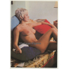 Nude Showgirl Grit / Pin-Up Akt-Studio X (Vintage PC Berlin 1960s)