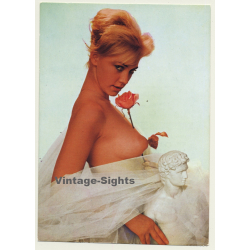 Nude Showgirl Xenia / Pin-Up Akt-Studio X (Vintage PC Berlin 1960s)