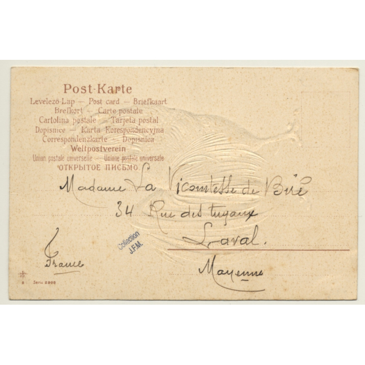 Rooster - Cock - Poultry / Paul Finkenrath (Vintage Hand Tinted PC 1900s)