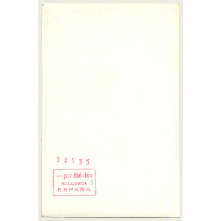 Gaspar Rul-lán: Mallorcan Woman In Little Black Dress (Vintage Photo ~1930s/1940s)