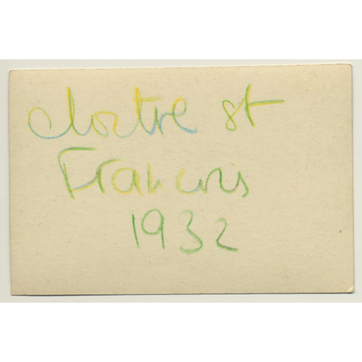 Mallorca / Baleares: Claustro Sant Francesc / Basilica - Monastery (Vintage Photo 1932)