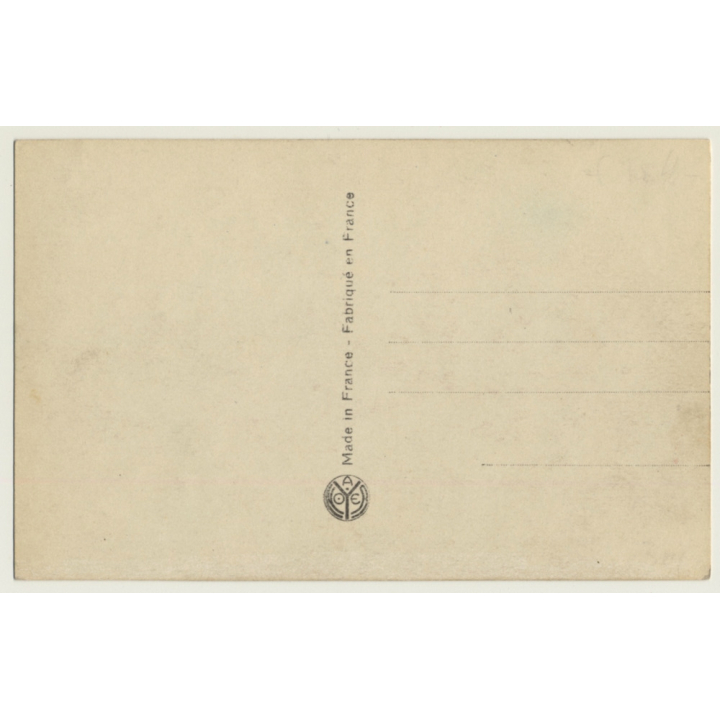 A. Noyer: Pretty Blonde Woman In Swimsuit / Boudoir - Risqué (Vintage Hand Tinted RPPC ~1920s/1930s)