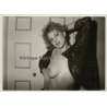Topless Blonde 80s Nude *1 / Lace - Boobs  (Vintage Photo GDR 1980s)