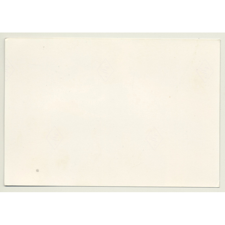 Seductive Brunette Lolls On Floor & Flirts W. Camera (Vintage Photo GDR 1980s)