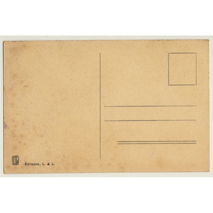 Lehnert & Landrock N° 187: Bedouine Et Son Enfant / Carries Baby On Back (Vintage PC ~ 1920s)