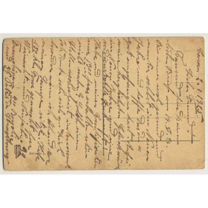 Lehnert & Landrock N° 199: Fillettes Bedouines / Harem Girls (Vintage PC 1925)