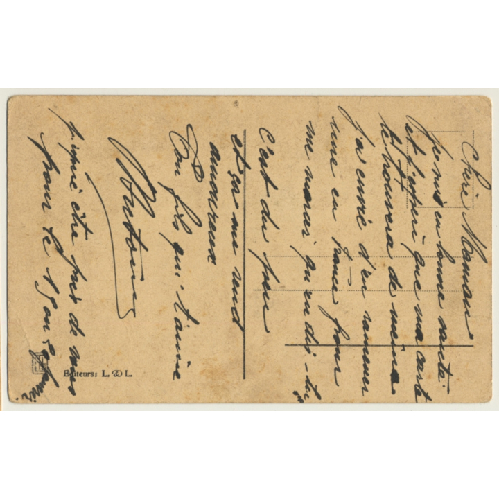 Lehnert & Landrock N° 133: Fillette Arabe / Topless - Ethnic (Vintage PC ~1920s)