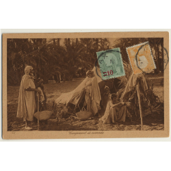 Lehnert & Landrock N° 169: Campement De Nomades / Bedouins (Vintage PC 1924)