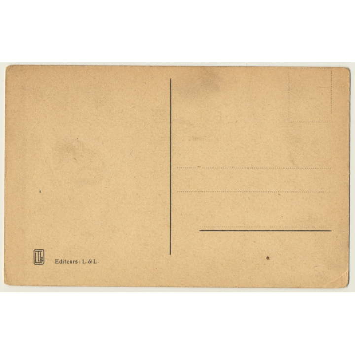 Lehnert & Landrock N° 166: Au Village Arabe / Berber (Vintage PC ~1920s)