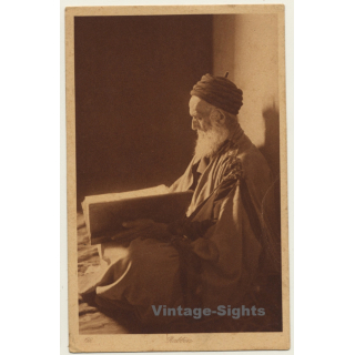 Lehnert & Landrock N° 192: Rabbin / Rabbi - Judaica (Vintage PC ~1920s)