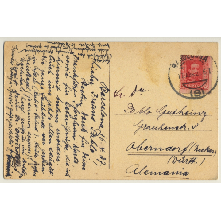 Lehnert & Landrock N° 116: Arabe / Old Bedouin - Ethnic (Vintage PC 1927)