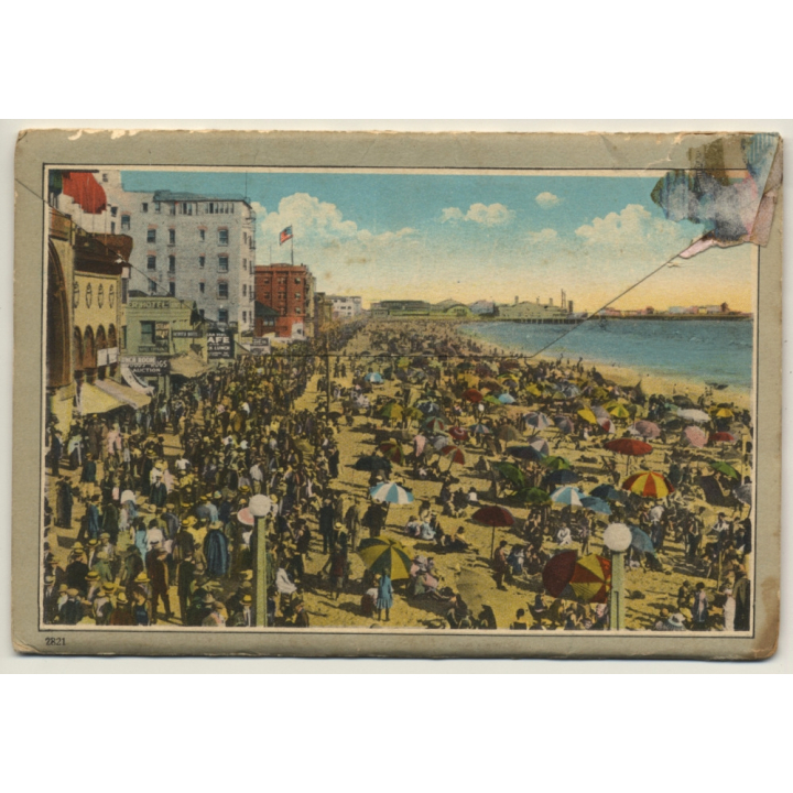 Venice / California: Souvenir Folder / Swim Fashion (Vintage PC - 16 Images 1923)