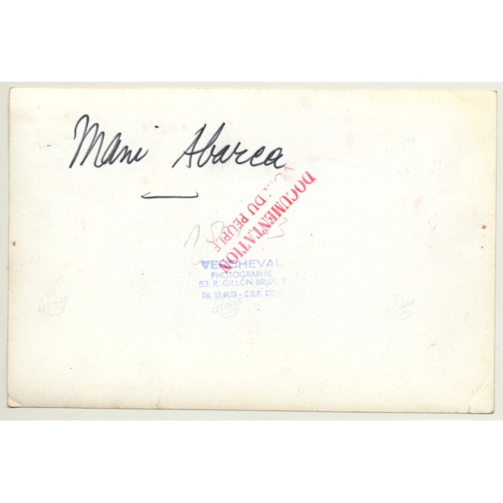 Bruxelles / Belgium: Anti Franco Student Demonstrations (Vintage Press Photo ~1960s)