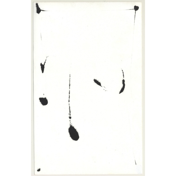 Great Shot Of Natural Nude With Headscarf (Large Vintage Photo Germany ~ 1960s)