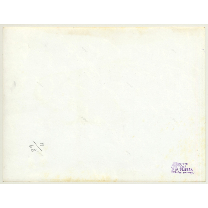 Mallorca / Casa Planas: Pedra En Sec / Dry Stone Wall (Vintage Photo  ~1960s)