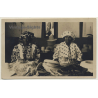 Paramaribo / Suriname: Hat Weavers / Hoedenvlechtsters (Vintage RPPC 1928)