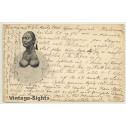 Tunisia: Topless Mabrouka Female / Risqué - Ethnic (Vintage PC 1901)