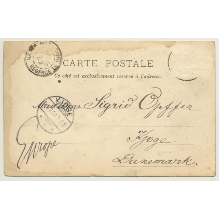 Tunisia: Topless Mabrouka Female / Risqué - Ethnic (Vintage PC 1901)