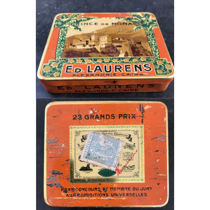 Prince De Monaco - Ed. Laurens (Vintage Cigarette Tin Box ~ 1920s)