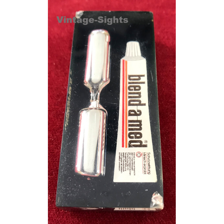 Blend-A-Med Zahnpasta / Toothpaste (Vintage Advertisement Hourglass ~1970s/1980s)
