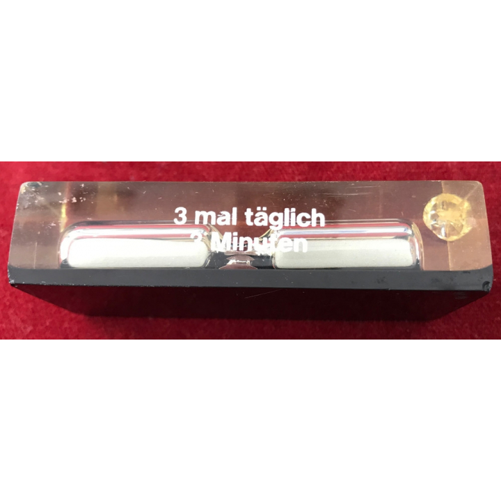 Blend-A-Med Zahnpasta / Toothpaste (Vintage Advertisement Hourglass ~1970s/1980s)