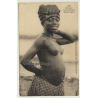 Collection Fortier: Afrique Occidentale - Jeune Agni *2 / Semi Nude - Ethnic (Vintage PC ~1910s/1920s)
